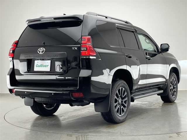 トヨタ ランドクルーザー プラド TX Lパッケージ マットブラED 愛知県 2023(令5)年 1.1万km ブラック 純正９型ＤＡナビ　ムーンルーフ　全方位カメラ　黒革　禁煙　ＥＴＣ２．０　ベンチレーション　シートヒーター　セーフティセンス　衝突軽減　ＢＳＭ　追従クルコン　ＬＥＤオートライト　ルーフレール　電動シート　ヘッドライトウォッシャー　フォグランプ　コーナーセンサー　