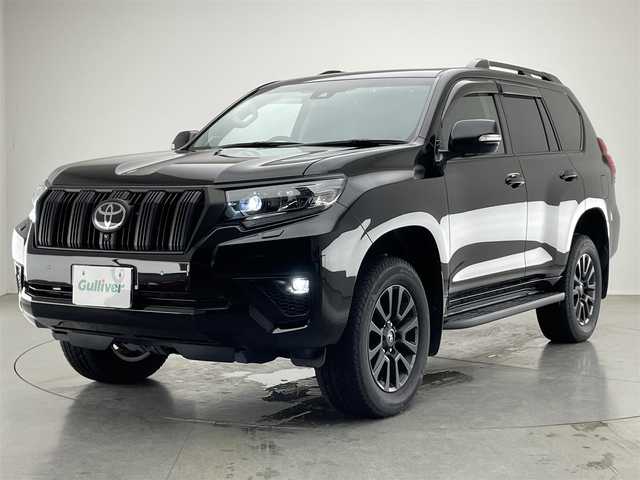 トヨタ ランドクルーザー プラド TX Lパッケージ マットブラED 愛知県 2023(令5)年 1.1万km ブラック 純正９型ＤＡナビ　ムーンルーフ　全方位カメラ　黒革　禁煙　ＥＴＣ２．０　ベンチレーション　シートヒーター　セーフティセンス　衝突軽減　ＢＳＭ　追従クルコン　ＬＥＤオートライト　ルーフレール　電動シート　ヘッドライトウォッシャー　フォグランプ　コーナーセンサー　