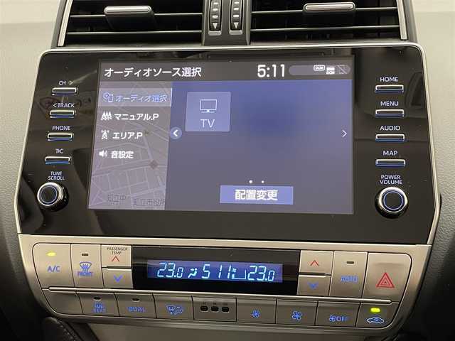 トヨタ ランドクルーザー プラド TX Lパッケージ マットブラED 愛知県 2023(令5)年 1.1万km ブラック 純正９型ＤＡナビ　ムーンルーフ　全方位カメラ　黒革　禁煙　ＥＴＣ２．０　ベンチレーション　シートヒーター　セーフティセンス　衝突軽減　ＢＳＭ　追従クルコン　ＬＥＤオートライト　ルーフレール　電動シート　ヘッドライトウォッシャー　フォグランプ　コーナーセンサー　