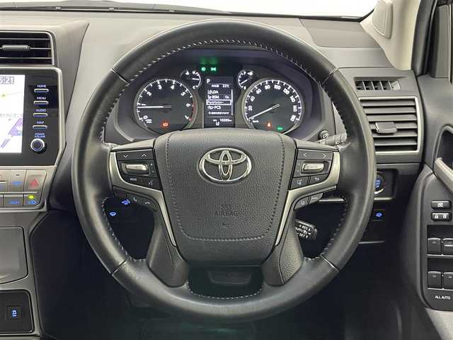 トヨタ ランドクルーザー プラド TX Lパッケージ マットブラED 愛知県 2023(令5)年 1.1万km ブラック 純正９型ＤＡナビ　ムーンルーフ　全方位カメラ　黒革　禁煙　ＥＴＣ２．０　ベンチレーション　シートヒーター　セーフティセンス　衝突軽減　ＢＳＭ　追従クルコン　ＬＥＤオートライト　ルーフレール　電動シート　ヘッドライトウォッシャー　フォグランプ　コーナーセンサー　