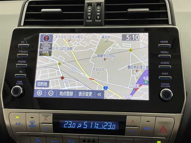 トヨタ ランドクルーザー プラド TX Lパッケージ マットブラED 愛知県 2023(令5)年 1.1万km ブラック 純正９型ＤＡナビ　ムーンルーフ　全方位カメラ　黒革　禁煙　ＥＴＣ２．０　ベンチレーション　シートヒーター　セーフティセンス　衝突軽減　ＢＳＭ　追従クルコン　ＬＥＤオートライト　ルーフレール　電動シート　ヘッドライトウォッシャー　フォグランプ　コーナーセンサー　