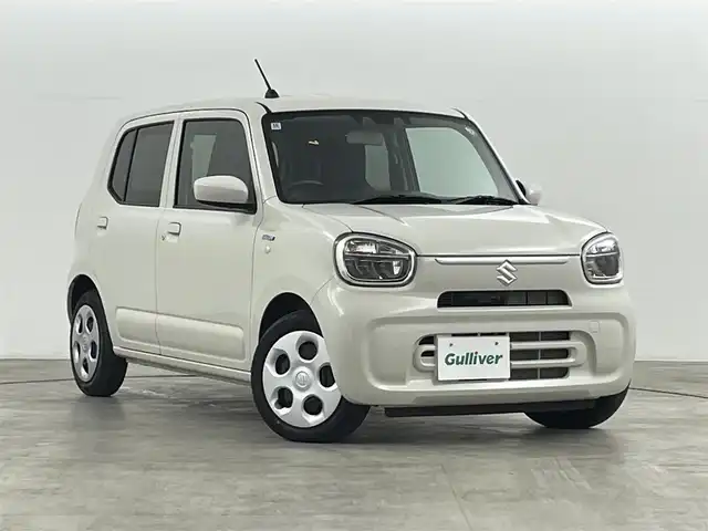 スズキ アルト ハイブリッドS 福島県 2024(令6)年 0.3万km ソフトベージュメタリック スズキセーフティサポート/・デュアルセンサーブレーキサポート/・車線逸脱警報/・誤発進抑制機能/・後退時ブレーキサポート/・オートハイビーム/・先行車発進お知らせ機能/・ふらつき警報/・コーナーセンサー/純正ディスプレイオーディオ/ナビ機能なし/・BT.USB.アップルカープレイ.アンドロイドオート/バックカメラ/LEDヘッドライト/シートヒーター（D）/純正フロアマット/オートライト/純正フロアマット