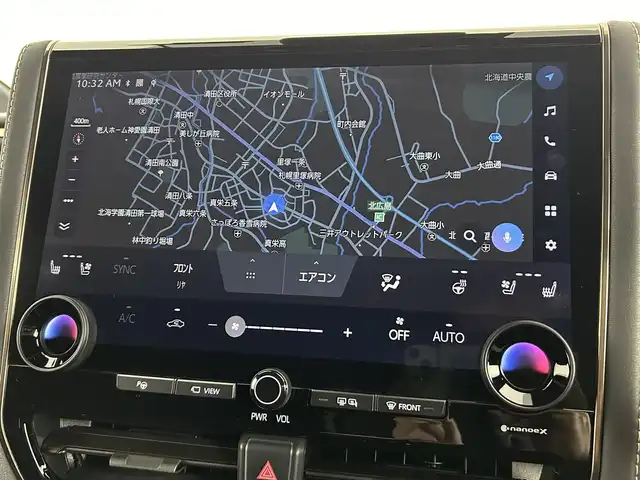 トヨタ アルファードハイブリット Z 道央・札幌 2023(令5)年 1.5万km ブラック ・ワンオーナー/・４WD/・寒冷地仕様/・ツインムーンルーフ/・14インチディスプレイオーディオ/・コネクテッドナビ/　BT/USB/HDMI/Miracast/・プレミアムサウンド8chスピーカー＆ダブルツィーターシステム/・置くだけ充電/・パノラミックビューモニター/・シースルービュー/・デジタルインナーミラー/・前後ドライブレコーダー/・ビルトインETC2.0/・トヨタチームメイトアドバンストパーク/・トヨタセーフティセンス/・プリクラッシュセーフティ/・フロントクロストラフィックアラート/・プロアクティブドライビングアシスト/・レーダークルーズコントロール/・レーントレーシングアシスト/・レーンチェンジアシスト/・ドライバー異常時対応システム/・アダプティブハイビームシステム/・クリアランスソナー/・ブラインドスポットモニター/・AC100V/・nanoeX/・レザーシート/・全席パワーシート/・全席エア/シートヒーター/・パワーバックドア/・両側パワースライドドア/・ステアリングヒーター/・純正エンジンスターター/・LEDヘッドライト