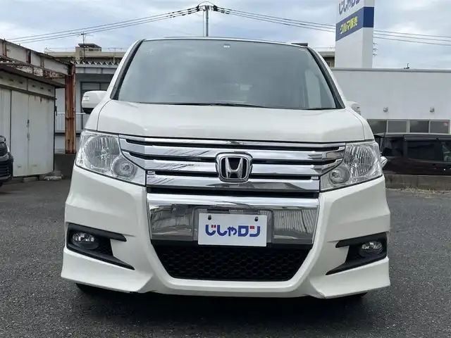 ホンダ ステップワゴン スパーダ S 福岡県 2012(平24)年 9.6万km プレミアムホワイトパール (株)IDOMが運営する【じしゃロン八幡西店】の自社ローン専用車両になります。こちらは現金またはオートローンご利用時の価格です。自社ローンご希望の方は別途その旨お申付け下さい/社外メモリナビ(AVIC-MRZ09)/【Bluetooth・DVD・CD・フルセグTV】/バックカメラ/ＥＴＣ/オートライト/フォグランプ　/ガラスルーフ/両側パワースライドドア　/純正アルミホイール/純正エアロ　/純正フロアマット　/100V電源