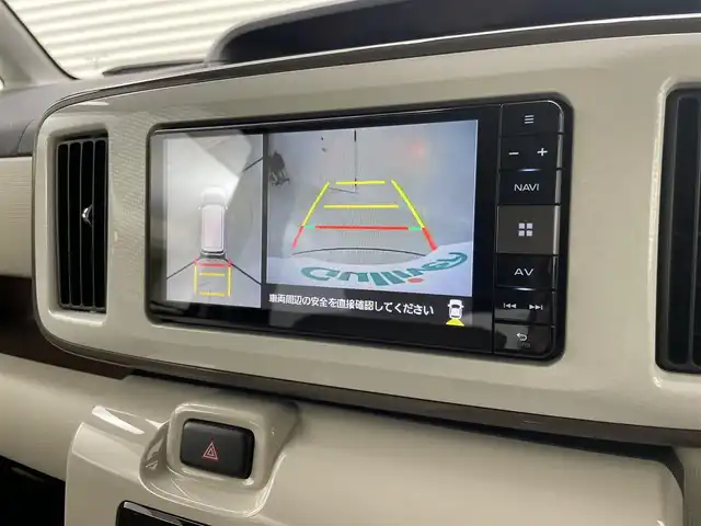 ダイハツ ムーヴ キャンバス G メイクアップ リミテッド　SAⅢ 茨城県 2019(令1)年 1.5万km パールホワイトⅢ/ナチュラルベージュマイカメタリック 2トーン 純正ナビ/全方位カメラ/フルセグ/衝突被害軽減ブレーキ/車線逸脱抑制装置/オートマチックハイビーム/ソナー/両側電動スライドドア/ETC/ドラレコ/LEDヘッドライト/スマートキー