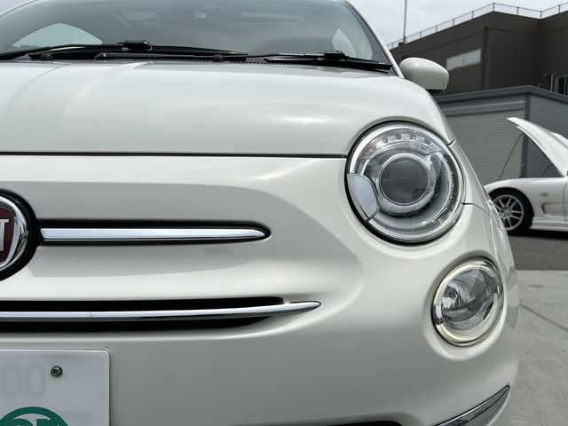 フィアット ５００ スカッコ 山梨県 2017(平29)年 5.1万km ビアンコ・ガーラ ガラスルーフ/beatsスピーカー/社外ナビ/フルセグTV/BT/DVD/CD/ドライブレコーダー前後/純正アルミホイール15インチ/ステアリングリモコン/純正スタッドレス/純正ナビ/積み込み/純正フロアマット/リモコンキー/スペアキー1本