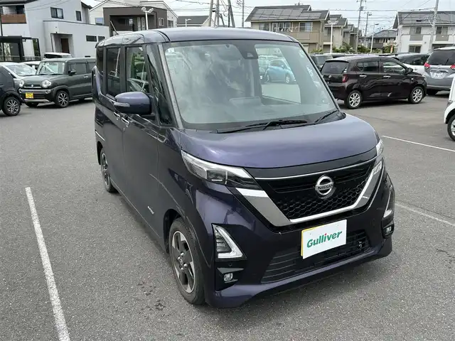 日産 ルークス HWS X プロパイロットED 茨城県 2021(令3)年 3万km アメジストパープル 純正ナビ/・Bluetooth接続/・フルセグテレビ（走行中視聴可）/・AUX/ビルドインETC/車外バック・全方位カメラ/純正フロアマット/両側パワースライド/プロパイロット