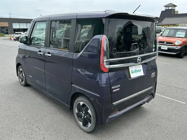 日産 ルークス HWS X プロパイロットED 茨城県 2021(令3)年 3万km アメジストパープル 純正ナビ/・Bluetooth接続/・フルセグテレビ（走行中視聴可）/・AUX/ビルドインETC/車外バック・全方位カメラ/純正フロアマット/両側パワースライド/プロパイロット