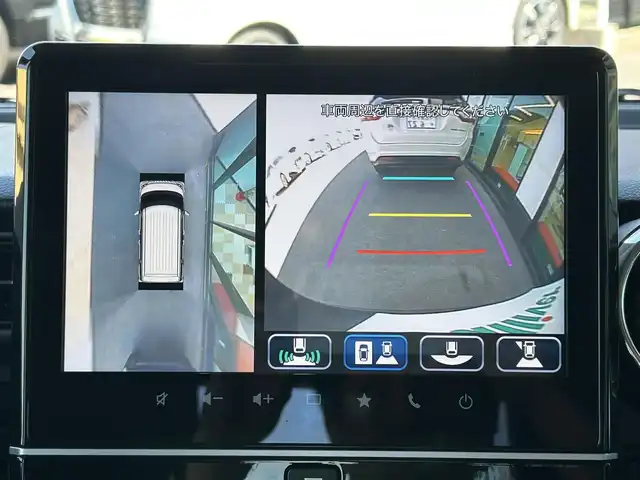 スズキ スペーシア カスタム HYBRID XS ターボ 島根県 2022(令4)年 0.6万km インディゴブルーメタリック デュアルカメラブレーキサポート/純正9インチナビ/フルセグTV/Bluetooth/USB/全方位カメラ/純正アルミホイール付きスタッドレス積み込み/レーダークルーズコントロール/両側パワースライドドア/LEDオートライト/ハーフレザー調シート/シートヒーター /ビルトインETC/ステアリングスイッチ/純正フロアマット/純正ドアバイザー/スマートキー/プッシュスタート /パドルシフト