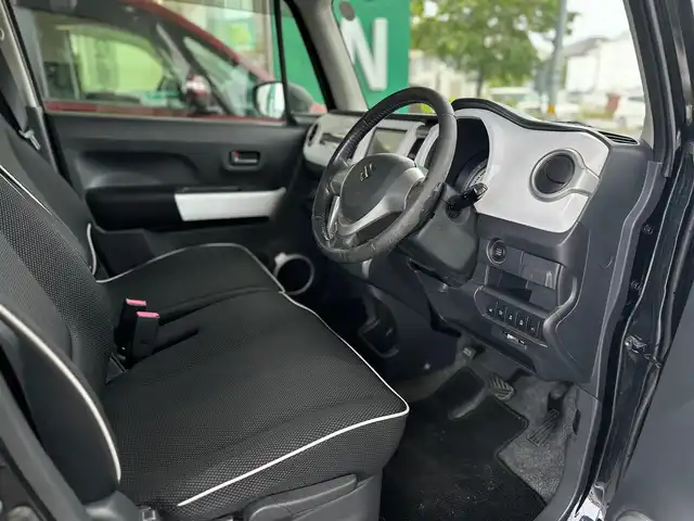 スズキ ハスラー X 茨城県 2014(平26)年 13.4万km ブルーイッシュブラックパール3 社外ディスプレーオーディオ/Bluetooth/CD/DVD/ETC/HIDヘッドライト/フォグライト/オートライト/運転席シートヒーター/スマートキー/エンジンプッシュスタート/キーレス/純正15インチアルミホイール/取扱説明書/新車時保証書