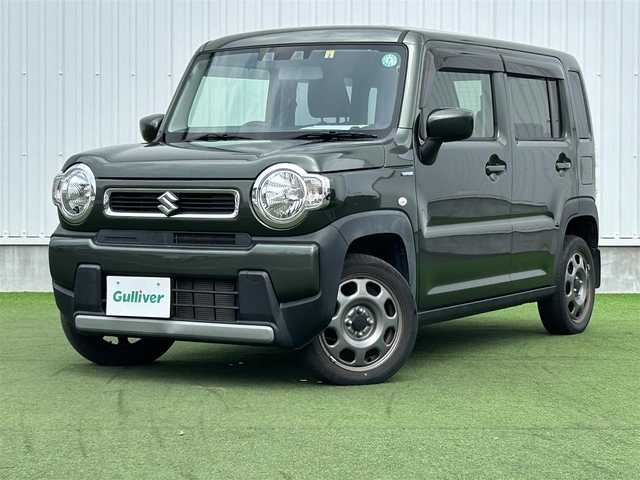スズキ ハスラー HYBRID G 香川県 2020(令2)年 4.7万km クールカーキPM 登録時走行距離：46878ｋｍ/社外メモリーナビゲーション/→ワンセグTV/→CD/DVD再生/シートヒーター/ステアリングリモコン/レベライザー/純正アルミホイール/デュアルカメラブレーキシステム/クリアランスソナー/アイドリングストップ/衝突軽減装置/スマートキー