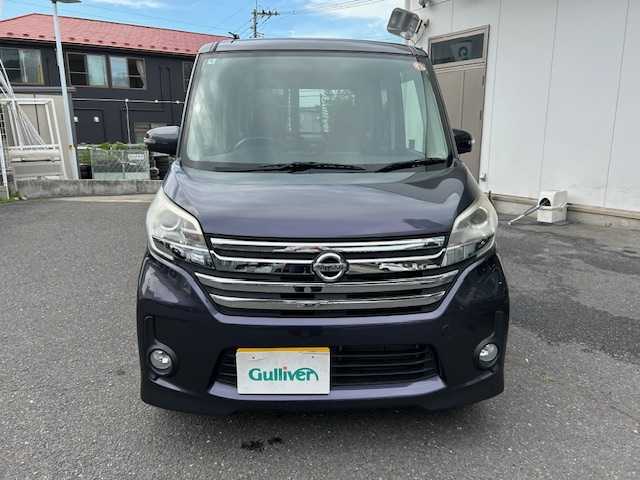 日産 デイズ ルークス ハイウェイスターX Gパッケージ 宮城県 2014(平26)年 5.1万km プレミアムパープルP ワンオーナー/純正メモリナビ/DVD/CD/BT/FM/AM/AUX/USB/i Pod/フルセグTV/全方位バックカメラ/両側パワースライドドア/ステアリングスイッチ/純正夏タイヤ15インチ/純正フロアマット/アイドリングストップ/ウィンカードアミラー/プッシュスタート/保証書・記録簿