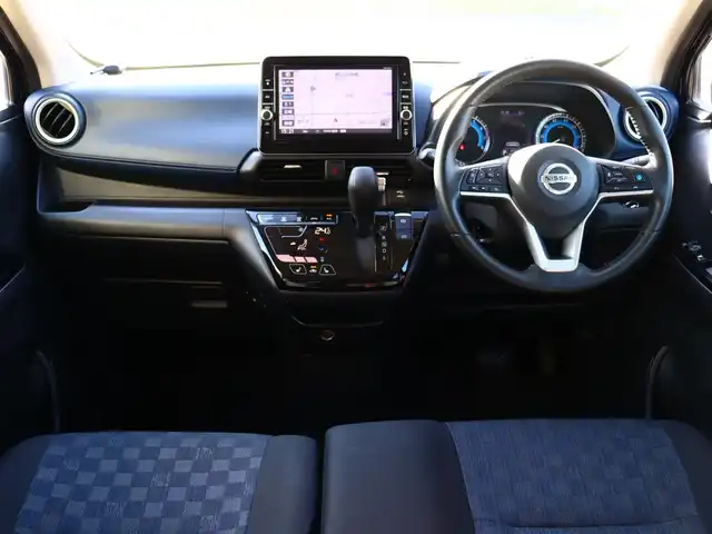 日産 デイズ HWS G ターボ プロパイロットED 福島県 2020(令2)年 4.8万km ブラック  4         W        D/ 純正９インチナビ・フルセグTV/ 純正アラウンドビューモニター/ 純正ドライブレコーダー/ 純正エンジンスターター/ プロパイロット/ 前左右シートヒーター/ 純正１６インチアルミホイル/ 純正LEDヘッドライト/ 純正フォグランプ/ エスペリアスーパーアップサス/ 新　車　保　証　書/ 取　扱　説　明　書/ 車 検 時 記 録 簿 有/　　　(R5/R7)