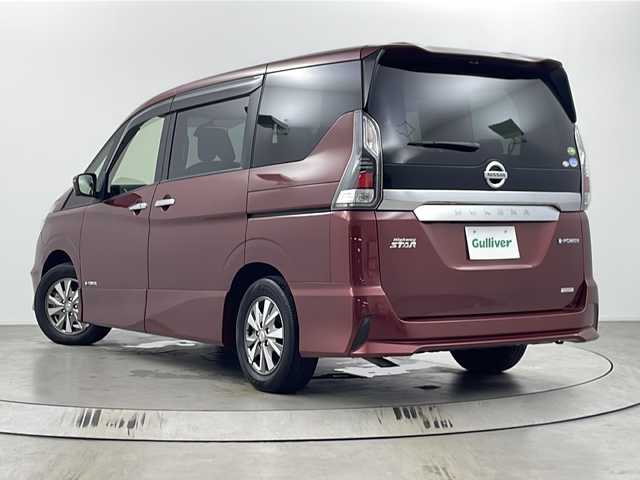 日産 セレナ e－パワー ハイウェイスター V 埼玉県 2018(平30)年 3.5万km マルーンレッド 純正９インチナビ　MM517D-L/全方位カメラ/両側パワースライドドア/前方ドライブレコーダー/ハンドルヒーター/クルーズコントロール/エマージェンシーブレーキ/パーキングアシスト/コーナーセンサー/レーンキープアシスト/横滑り防止装置/社外ビルトインＥＴＣ/前席シートヒーター　/衝突軽減ブレーキ/ロールサンシェード/純正フロアマット/純正アルミホイール