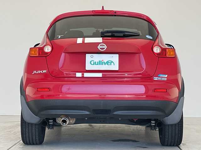 日産 ジューク 15RX パーソナライズパック 愛知県 2013(平25)年 7.2万km パッションレッド SDナビ/バックカメラ/純正アルミホイール/オートライト/ドライブレコーダー/ETC/ワンセグ/CD DVD/Bluetooth/ステアリングスイッチ/スマートキー/プッシュスタート