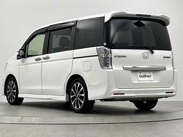 ホンダ ステップワゴン スパーダ Z クールスピリット 大阪府 2014(平26)年 6.2万km ホワイトオーキッドパール 純正９型ナビ（VXM-155VFNi）/（ＣＤ　ＤＶＤ　ＳＤ　ＵＳＢ　ＢＴ　フルセグＴＶ）/フリップダウンモニター　/バックカメラ　/ビルトインＥＴＣ　/両側パワースライドドア　/クルーズコントロール　/アイドリングストップ　/ハーフレーザーシート　/ＨＩＤ/スマートキー/スペアキーあり/純正フロアマット