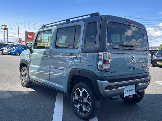 スズキ ハスラー Jスタイル 岐阜県 2021(令3)年 1.7万km オフブルーメタリック/ガンメタリック2トーンルーフ 登録時16206km/社外SDナビ/Bluetooth/CD/USB/フルセグテレビ/デュアルカメラブレーキサポート/・誤発進抑制機能/・車線逸脱警報/・先行車発進告知/・ハイビームアシスト/LEDオートヘッドライト/ルーフレール/フォグランプ/パーキングアシスト/アイドリングストップ/フルフラットシート/純正アルミホイール（15インチ）/コーナーセンサー/盗難防止装置/シートヒーターD＋N席/プッシュスタート/スマートキー×2/禁煙車