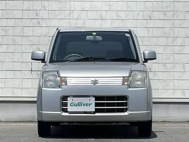 スズキ アルト GⅡ 岩手県 2008(平20)年 7.3万km シルキーシルバーメタリック 禁煙車/4WD/夏タイヤアルミ車載/オーディオ/→FM/AM/ドアバイザー/フロアマット/シガーソケット