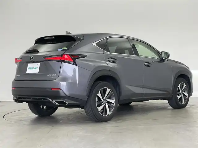 レクサス ＮＸ 300 Iパッケージ 埼玉県 2018(平30)年 4.2万km マーキュリーグレーマイカ 純正１０．１インチナビ　マルチビューモニター　黒レザー　ＢＳＭ　ビルトインＥＴＣ２．０　三眼ＬＥＤ　ステアリングヒーター　メモリシート　シートヒーター　レーダークルーズコントロール　オートライト　地デジＴＶ