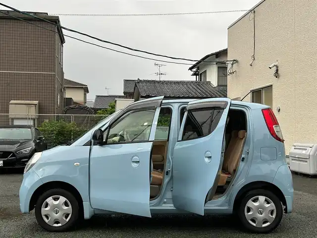日産 モコ S 熊本県 2011(平23)年 8.5万km エアブルーメタリック 前後ドライブレコーダー/純正CDオーディオ/電動格納ミラー/キーレスキー/純正フロアマット/純正ドアバイザー