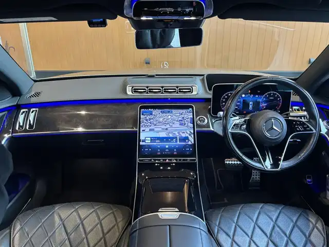 メルセデス・ベンツ Ｓ５００ 4マチック AMGライン 宮城県 2021(令3)年 0.9万km モハーベシルバー レザーエクスクルーシブＰＫＧ　/ドライバーズＰＫＧ　/３Ｄコックピット　/ＡＲヘッドアップディスプレイ　/パノラマＳＲ　/Ｂｕｒｍｅｓｔｅｒサウンド　/ＭＢＵＸ　/全方位カメラ　/黒革シート　/エアシート　/２０インチＡＷ　/１オーナー