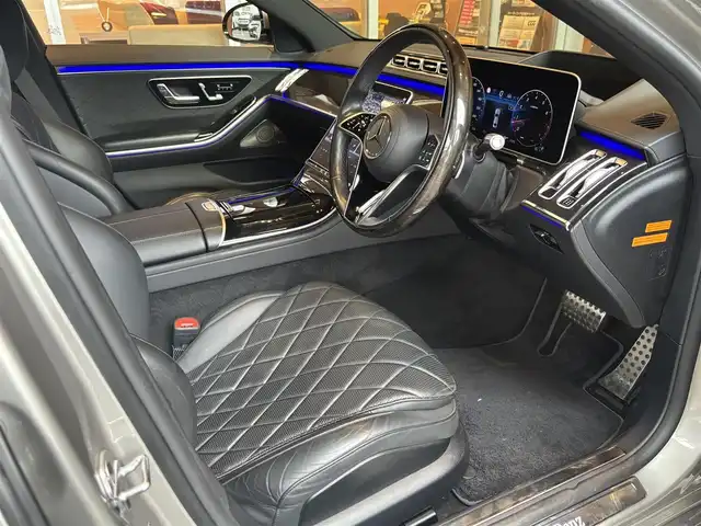メルセデス・ベンツ Ｓ５００ 4マチック AMGライン 宮城県 2021(令3)年 0.9万km モハーベシルバー レザーエクスクルーシブＰＫＧ　/ドライバーズＰＫＧ　/３Ｄコックピット　/ＡＲヘッドアップディスプレイ　/パノラマＳＲ　/Ｂｕｒｍｅｓｔｅｒサウンド　/ＭＢＵＸ　/全方位カメラ　/黒革シート　/エアシート　/２０インチＡＷ　/１オーナー