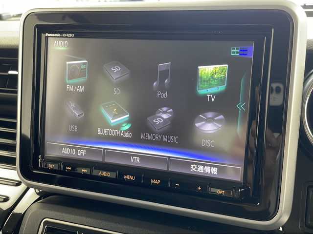 スズキ スペーシア カスタム HYBRID XS ターボ 岐阜県 2018(平30)年 4.2万km アーバンブラウンパールメタリック 純正8インチナビゲーション(CN-RZ843)/AM　FM/CD　DVD/Bluetooth/SD/バックカメラ/全周囲カメラ/両側パワースライドドア/衝突軽減システム/クルーズコントロール/ビルトインETC/プッシュスタート/スマートキー/シートヒーター(D席)/ドアバイザー/フロアマット/15インチアルミホイール