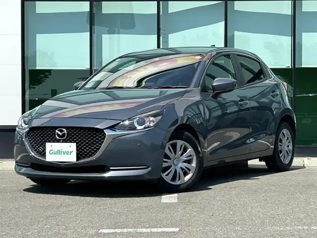 マツダ マツダ２ 15S スマートエディション 和歌山県 2020(令2)年 2.9万km ポリメタルグレーM 純正ナビ/360°ビューモニター/フルセグTV/（BT/CD/DVD)/衝突軽減ブレーキ/ブラインドスポットモニタリング/レーンキープアシスト/パーキングセンサー/横滑り防止機能/ETC/スポーツモード/純正フロアマット/LEDヘッドライト/オートライト