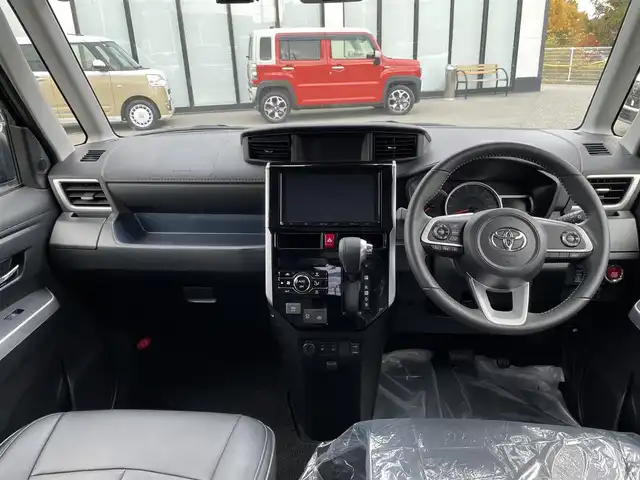 トヨタ ルーミー カスタムG－T 大阪府 2021(令3)年 2.1万km クールバイオレットクリスタルシャイン 純正9インチナビ/・フルセグTV/USB/BT/DVD/HDMI/パノラミックビューモニター/両側パワースライドドア/前後ドライブレコーダー/F席シートヒーター/ビルトインETC/純正フロアマット/純正15インチAW/LEDヘッド・フォグ/シートカバー付/保証書/スペアキー/アダプティブクルーズ/パーキングシステム/衝突軽減システム/アイドリングストップ