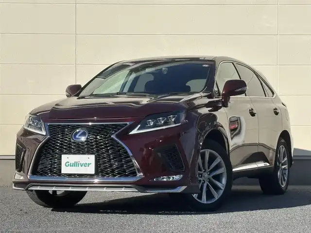 レクサス ＲＸ 450h 茨城県 2012(平24)年 9.2万km ガーネットレッドマイカ 純正メモリナビ/　(AM/FM/CD/DVD/USB/Bluetooth/ワンセグ)/バックカメラ/前方ドライブレコーダー/クルーズコントロール/ETC/3眼LEDヘッドライト/ハーフレザーシート/パワーシート/電動リアゲート/純正アルミホイール/純正フロアマット/パワーステアリング/オートライト/W+カーテンエアバック