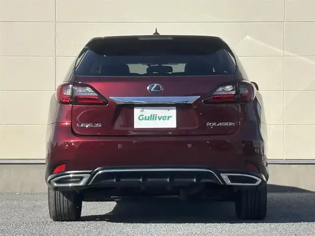 レクサス ＲＸ 450h 茨城県 2012(平24)年 9.2万km ガーネットレッドマイカ 純正メモリナビ/　(AM/FM/CD/DVD/USB/Bluetooth/ワンセグ)/バックカメラ/前方ドライブレコーダー/クルーズコントロール/ETC/3眼LEDヘッドライト/ハーフレザーシート/パワーシート/電動リアゲート/純正アルミホイール/純正フロアマット/パワーステアリング/オートライト/W+カーテンエアバック