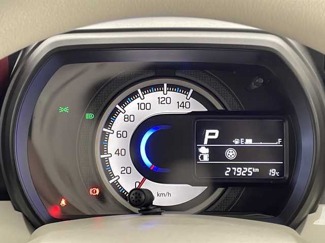 スズキ スペーシア HYBRID X 宮崎県 2020(令2)年 2.8万km オフブルーメタリック/ホワイト2トーン 禁煙車/衝突被害軽減ブレーキ/純正8型ナビTV/（SKX-S804/CD/DVD/Bluetooth/フルセグTV)/純正バックカメラ/純正ビルトインETC/純正セキュリティアラーム/純正フロアマット/両側電動スライドドア/レーンディパーチャーアラート/クリアランスソナー/シートヒーター/オートエアコン/スマートキー/プッシュエンジンスタート/スペアキー/新車時保証書/取扱い説明書