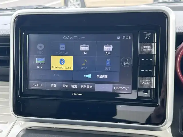 スズキ スペーシア HYBRID X 福島県 2019(平31)年 6.7万km オフブルーM 4WD/純正メモリナビ/　【フルセグ/CD/DVD/MSV/SD/BT/USB】/バックカメラ/全周囲カメラ/ドライブレコーダー前後/前席シートヒーター/ベンチシート/ステアリングリモコン/両側パワースライドドア/アイドリングストップ/衝突軽減システム/横滑り防止機能/レーンキープアシスト/パーキングアシスト/LEDヘッドライト（AUTO機能付き）/スペアキー×１