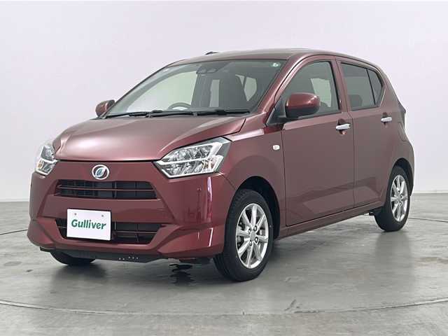 ダイハツ ミラ イース G リミテッド SAⅢ 群馬県 2021(令3)年 1.2万km ファイアークォーツレッドM 純正ナビ　フルセグTV バックカメラ　前席シートヒーター　純正ドライブレコーダー　アイドリングストップ　オートハイビーム　LEDヘッドライト　衝突被害軽減ブレーキ　スマートキー　電格ミラー　禁煙車