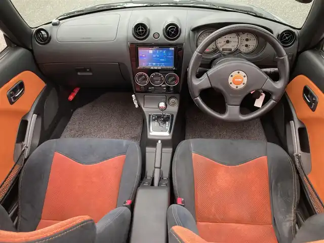 ダイハツ コペン ULTIMATE EDⅡ 鳥取県 2009(平21)年 10.7万km グレーメタリック ターボ車/電動オープン/社外ナビ/CD/DVD/BT/社外ETC/RECAROシート/ビルシュタインサスペンション/前席シートヒーター/キセノンライト/フォグランプ/純正BBS15インチアルミホール/MOMOステアリング/キーレスキー/スペアキー