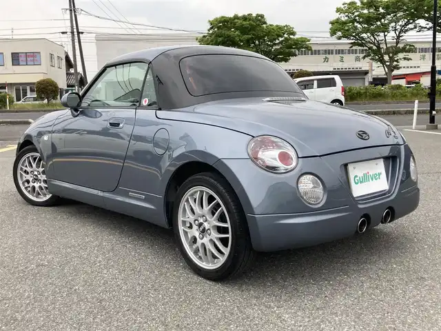 ダイハツ コペン ULTIMATE EDⅡ 鳥取県 2009(平21)年 10.7万km グレーメタリック ターボ車/電動オープン/社外ナビ/CD/DVD/BT/社外ETC/RECAROシート/ビルシュタインサスペンション/前席シートヒーター/キセノンライト/フォグランプ/純正BBS15インチアルミホール/MOMOステアリング/キーレスキー/スペアキー