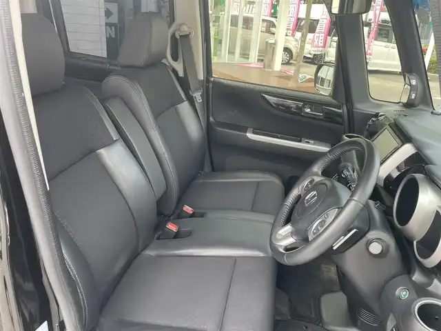 ホンダ Ｎ ＢＯＸ G ターボ Lパッケージ 鳥取県 2015(平27)年 6.8万km スマートブラック Gathersナビ【VXM-165VFi】/・フルセグ/・CD/DVD/・Bluetooth/バックカメラ/両側電動スライドドア/スマートキー/プッシュスタート/ETC/ECONボタン/Allercleanシート/ハーフレザーシート /キセノンライト/オートライト/パドルシフト/ABS/セキュリティアラーム/Wエアバック/ターボ