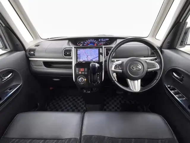 ダイハツ タント カスタム RS トップED SAⅡ 熊本県 2016(平28)年 5.4万km パールホワイトⅢ 社外ナビAVIC-RL99（ＣＤ・ＤＶＤ・フルセグ・ＢＴ・ＳＤ・ＡＵＸ・ｉｐｏｄ・ＵＳＢ）/バックカメラ　/ＥＴＣ　/両側パワースライドドア　/後ろのみコーナーセンサー　/アイドリングストップ　/衝突軽減ブレーキ　/先行車発進お知らせ/横滑り防止/ハーフレザーシート/社外フロアマット/純正１５インチAW/オートライト/LEDヘッドライト/フォグライト/スマートキー/プッシュスタート/スペアキー1本/保証書/取扱説明書