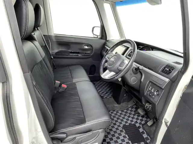 ダイハツ タント カスタム RS トップED SAⅡ 熊本県 2016(平28)年 5.4万km パールホワイトⅢ 社外ナビAVIC-RL99（ＣＤ・ＤＶＤ・フルセグ・ＢＴ・ＳＤ・ＡＵＸ・ｉｐｏｄ・ＵＳＢ）/バックカメラ　/ＥＴＣ　/両側パワースライドドア　/後ろのみコーナーセンサー　/アイドリングストップ　/衝突軽減ブレーキ　/先行車発進お知らせ/横滑り防止/ハーフレザーシート/社外フロアマット/純正１５インチAW/オートライト/LEDヘッドライト/フォグライト/スマートキー/プッシュスタート/スペアキー1本/保証書/取扱説明書