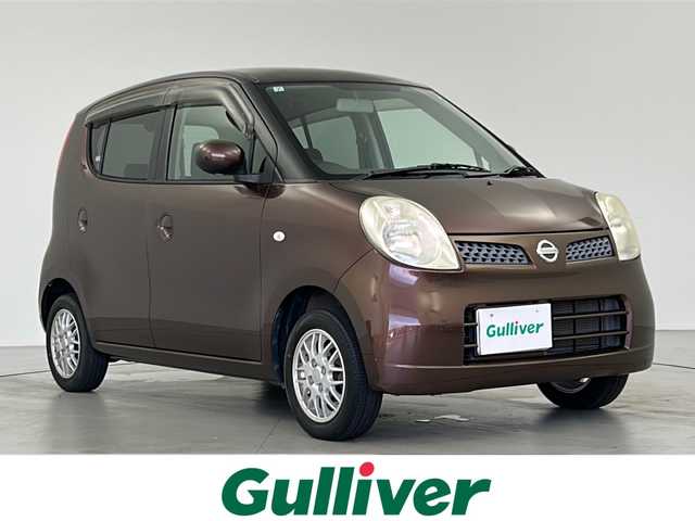 日産 モコ E ショコラティエセレクション 岐阜県 2009(平21)年 7.2万km マルーンブラウンパール 純正カーオーディオ/CD/MD/純正ドアバイザー/純正フロアマット/オートエアコン/電動格納ミラー/ヘッドライトレベライザー