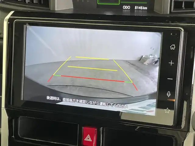 トヨタ ルーミー カスタムG 群馬県 2024(令6)年 0.9万km ブラックマイカメタリック 禁煙車　両側パワスラ　純正ディスプレイオーディオ　BT　フルセグ　アップルカープレイ　HDMI　衝突軽減システム　コーナーセンサー　追従クルコン　レーンキープアシスト　シートヒーター　オートホールド
