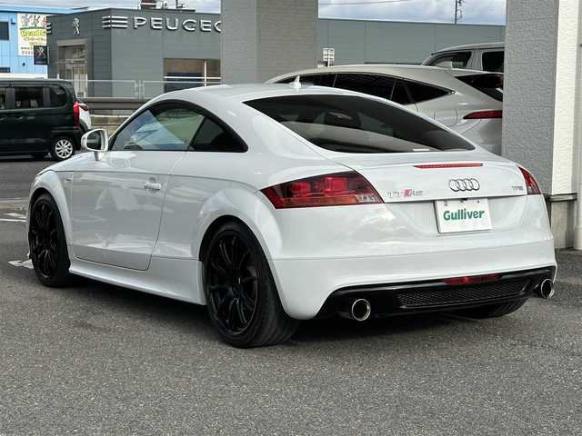 アウディ ＴＴクーペ 1．8 TFSI Sライン 愛知県 2013(平25)年 5万km パール ナビゲーション　/フルセグテレビ　/ＣＤ＆ＤＶＤ　/ブルートゥース　/ＵＳＢ接続　/ミュージックサーバー　/バックカメラ　/ＥＴＣ　/ハーフレザーシート　/キーレス　/社外１９インチアルミホイール　/保証書　/取扱説明書　/整備手帳