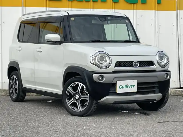 マツダ フレア クロスオーバー XT 新潟県 2015(平27)年 7.9万km ホワイトパール 外部検査実施済み/4WD/レーダーブレーキサポート/社外SDナビ(NX616)/(DVD/フルセグTV/Bluetooth/USB/MSV)/バックカメラ/ETC/前方ドライブレコーダー/運転席シートヒーター/横滑り防止機能/純正15インチアルミホイール/スマートキー/HIDヘッドライト/新車時保証書/取扱説明書
