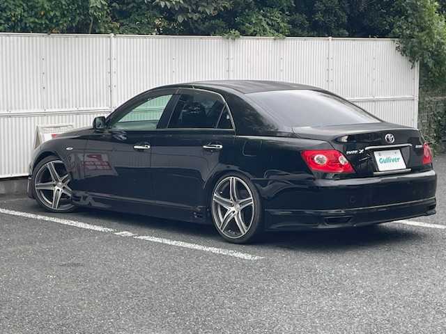 トヨタ マークＸ 250G Fパッケージ 茨城県 2005(平17)年 6.6万km ダークブルーマイカ 純正ナビ/D席パワーシート/Bluetooth/TV（フルセグ）/盗難防止装置/フロアマット純正/エアバッグW