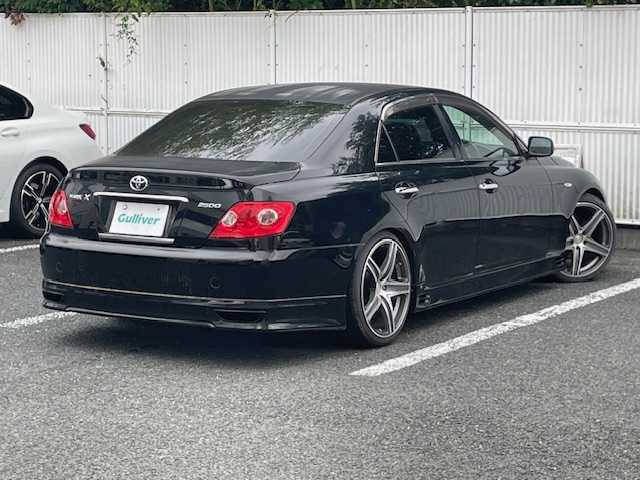 トヨタ マークＸ 250G Fパッケージ 茨城県 2005(平17)年 6.6万km ダークブルーマイカ 純正ナビ/D席パワーシート/Bluetooth/TV（フルセグ）/盗難防止装置/フロアマット純正/エアバッグW