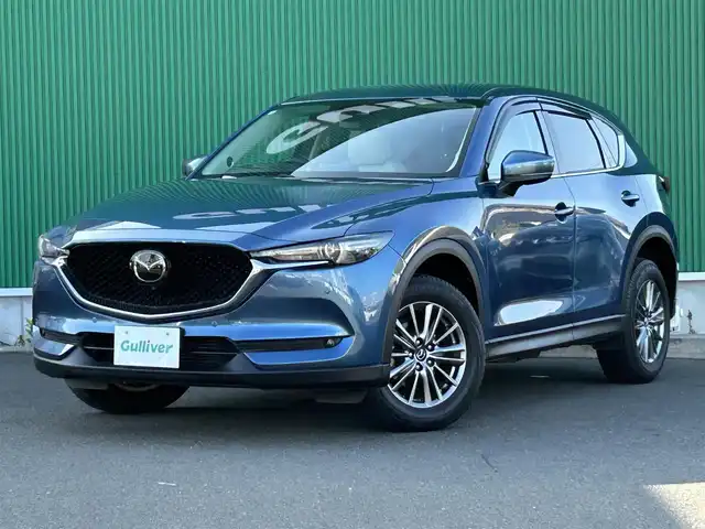 マツダ ＣＸ－５ XD Lパッケージ 宮城県 2018(平30)年 6.1万km エターナルブルーマイカ BOSEサウンドシステム/360度ビューモニター/フロントパーキングセンサー/＝＝＝/アドバンストスマートシティブレーキサポート/後退時スマートシティブレーキサポート/誤発進抑制制御/スマートブレーキサポート/レーダークルーズコントロール/ブラインドスポットモニタリング/車線逸脱警報システム/レーンキープアシストシステム/リアパーキングセンサー/ドライバーアテンションアラート/マツダコネクトナビ/・Bluetooth/・USB/ETC（バイザー裏）/パワーバックドア/ホワイトレザーシート/シートヒーター/ステアリングヒーター/パワーシート（運転席メモリー機能付）/革巻きステアリング/ステアリングウイッチ/電動パーキングブレーキ/ブレーキホールド/アダプティブLEDヘッドランプ/フォグランプ/オートライト/スマートキー＆プッシュスタート/電動格納ミラー/純正17インチAWレスオプション/純正ラバーマット/W/サイド/カーテンエアバッグ