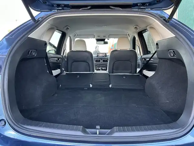 マツダ ＣＸ－５ XD Lパッケージ 宮城県 2018(平30)年 6.1万km エターナルブルーマイカ BOSEサウンドシステム/360度ビューモニター/フロントパーキングセンサー/＝＝＝/アドバンストスマートシティブレーキサポート/後退時スマートシティブレーキサポート/誤発進抑制制御/スマートブレーキサポート/レーダークルーズコントロール/ブラインドスポットモニタリング/車線逸脱警報システム/レーンキープアシストシステム/リアパーキングセンサー/ドライバーアテンションアラート/マツダコネクトナビ/・Bluetooth/・USB/ETC（バイザー裏）/パワーバックドア/ホワイトレザーシート/シートヒーター/ステアリングヒーター/パワーシート（運転席メモリー機能付）/革巻きステアリング/ステアリングウイッチ/電動パーキングブレーキ/ブレーキホールド/アダプティブLEDヘッドランプ/フォグランプ/オートライト/スマートキー＆プッシュスタート/電動格納ミラー/純正17インチAWレスオプション/純正ラバーマット/W/サイド/カーテンエアバッグ