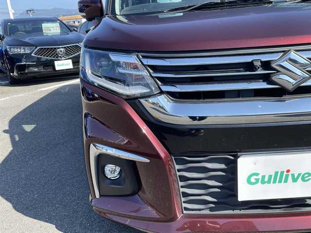 スズキ ソリオ HV MZ 長崎県 2023(令5)年 4万km メロウディープレッドパール ワンオーナー/純正メーカーナビ/（フルセグ・DVD・USB・BT・スマホ連携）/全方位カメラ/スズキセーフティーサポート/ETC/ドライブレコーダー前後/両側パワースライドドア/前席シートヒーター/レーンキープアシスト/ステアリングスイッチ/オートライト/レーダークルーズコントロール/クリアランスソナー/LEDヘッドライト/スペアキー/アイドリングストップ/新車保証書/取扱説明書