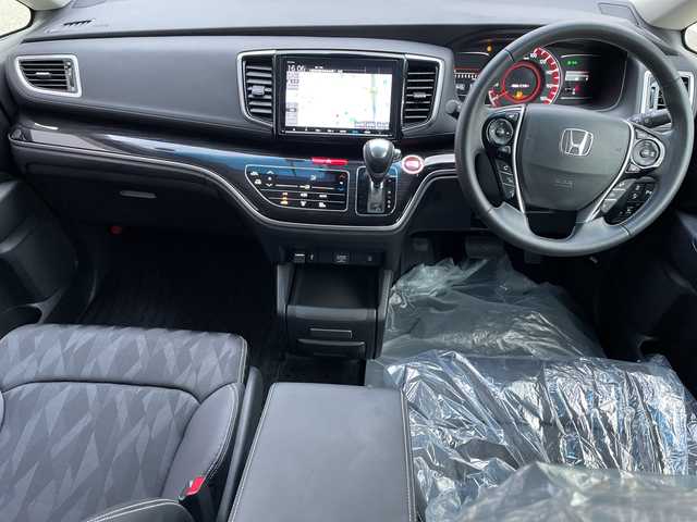 ホンダ オデッセイ アブソルート・EXホンダセンジング 大阪府 2018(平30)年 6万km クリスタルブラックパール ホンダセンシング/無限エアロ/両側パワースライドドア/純正9インチナビ/Bluetooth/HDMI/CD/DVD/フルセグTV/USB/後席モニター/マルチビューカメラシステム/前後ドライブレコーダー/パーキングセンサーシステム/コーナーセンサー/パドルシフト/ビルトインETC/D席パワーシート/LEDヘッドライト/プッシュスタート/スマートキー/スペアキー/取扱説明書/保証書