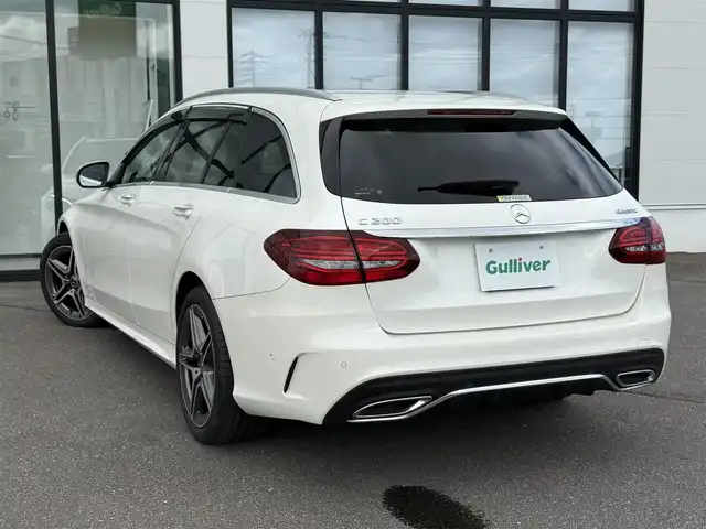 メルセデス・ベンツ Ｃ２００ 4マチック SW ローレウスED 道南・函館 2020(令2)年 4.2万km ダイヤモンドホワイト レザーエクスクルーシブパッケージ/・黒本革シート/・エアバランスパッケージ/(空気清浄機能、パフュームアトマイザー付)/・Burmesterサラウンドサウンドシステム/・360°カメラシステム/・シートベンチレーター［前席］(シートエアコン)/AMGスポーツステアリング/ステンレスアクセル＆ブレーキペダル（ラバースタッド付）/AIR BODY CONTROLサスペンション/ヘッドアップディスプレイ(HUD)/フットトランクオープナー/スライディングガラスルーフ/新車時保証書